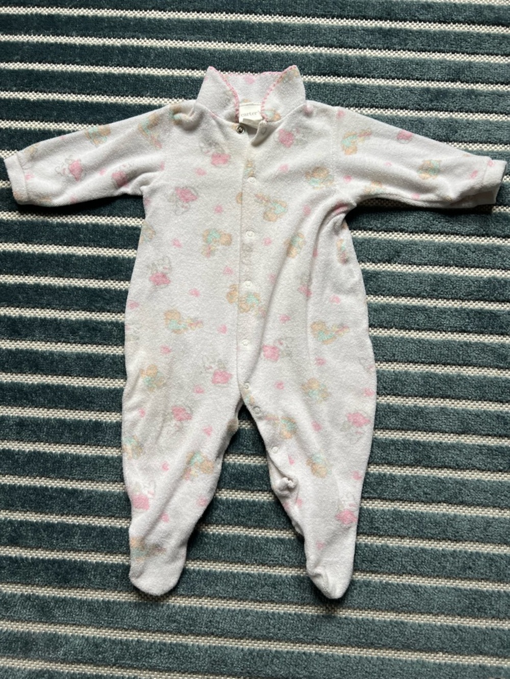 Vintage carters babygirl sleeper 6-9mo